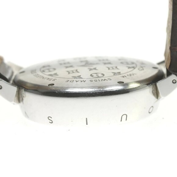 LOUIS VUITTON Tambour Diamon GM Q111C diamond dial Quartz Men's Watch - Picture 5 of 6
